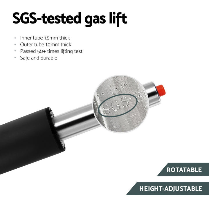 Lana Leather Bar Stool Swivel (Set of 4) Grey