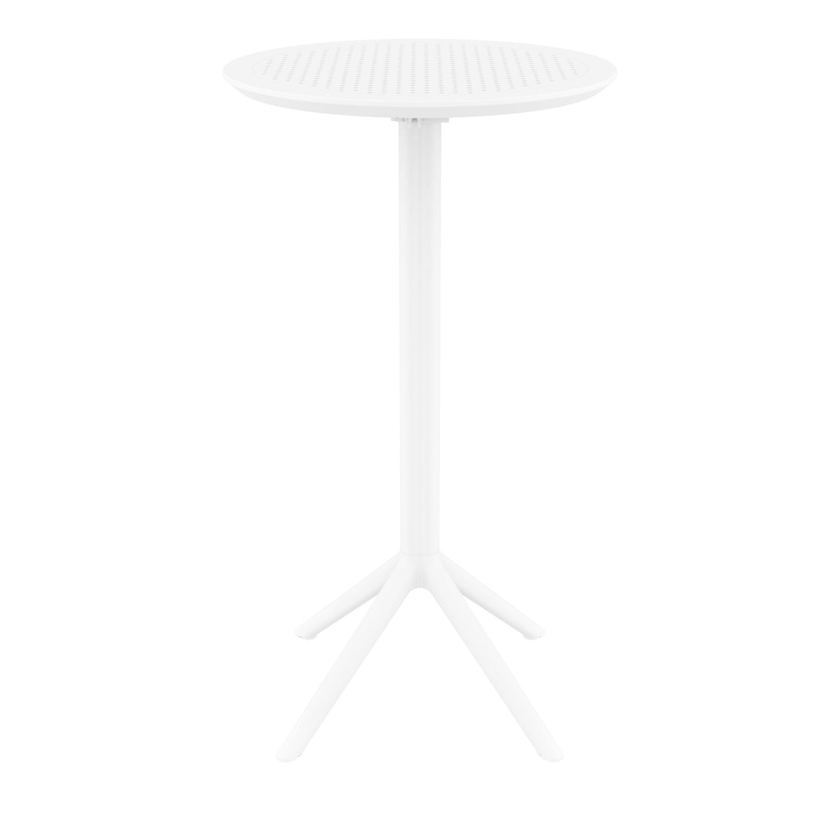 Buy Mika Outdoor Bar Table (Round Top) White Bar Stool Home