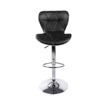 Load image into Gallery viewer, Ruby Leather Bar Stool Swivel (Set of 4) Black