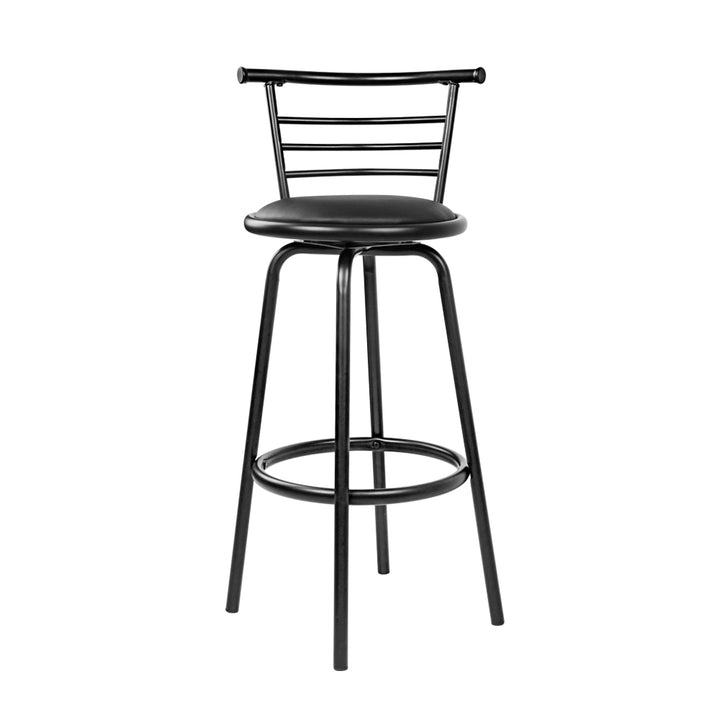 Scarlet Industrial Bar Stool (Set of 2) Black 75cm
