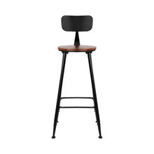 Load image into Gallery viewer, Ash Industrial Bar Stool (Set of 4) Black 74cm