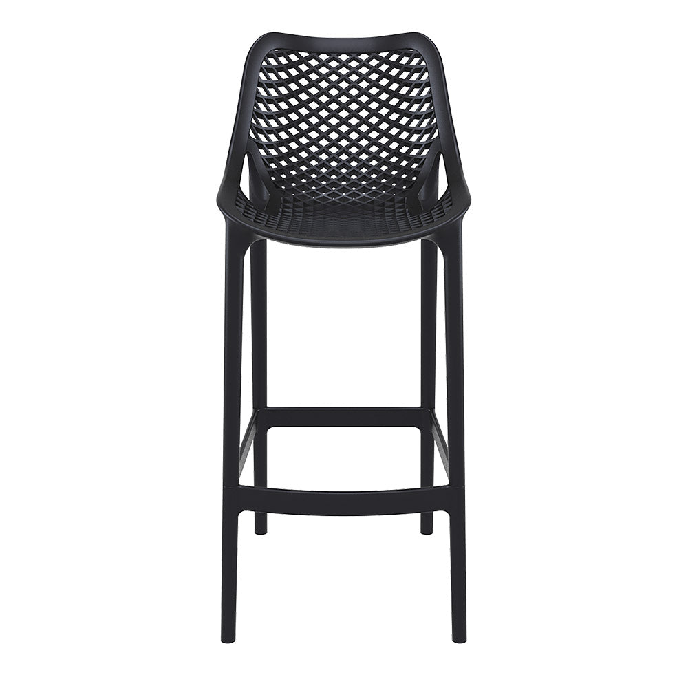 Bar Stools - Aero Outdoor Bar Stool Black 75cm