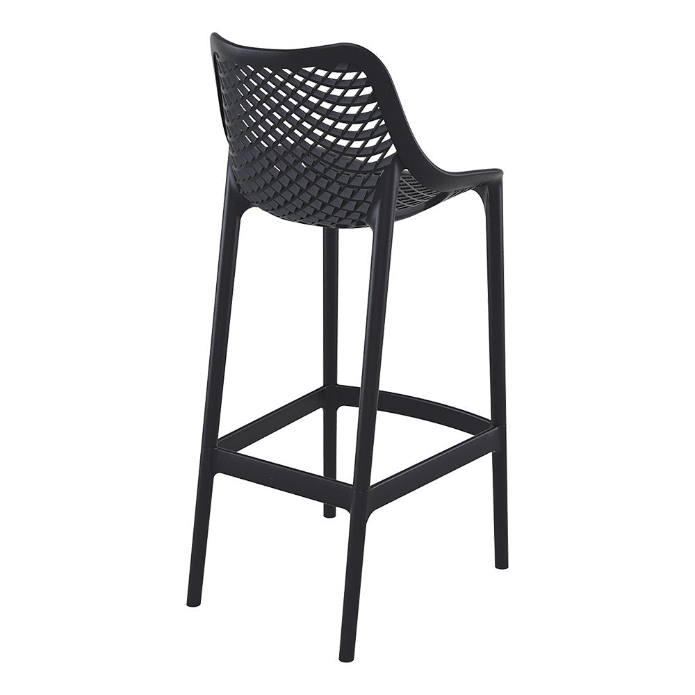 Bar Stools - Aero Outdoor Bar Stool Black 75cm