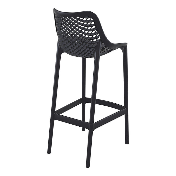 Bar Stools - Aero Outdoor Bar Stool Black 75cm