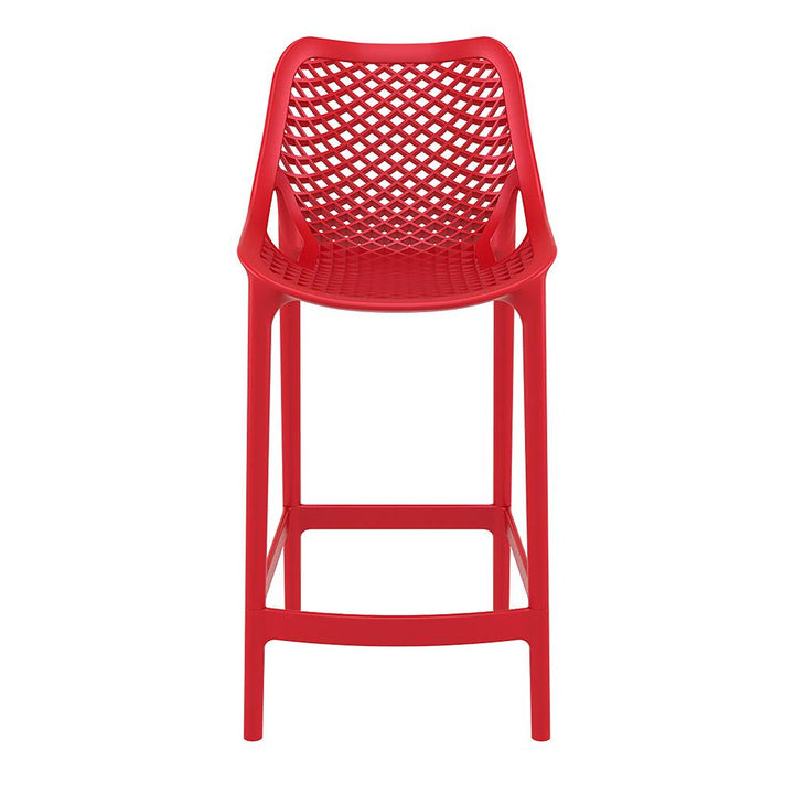 Bar Stools - Cleveland Outdoor Bar Stool Red 65cm