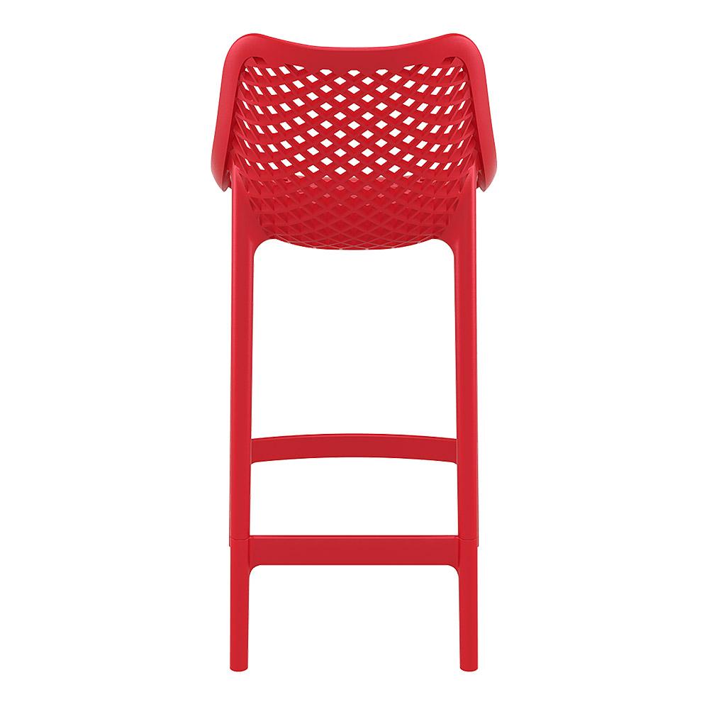 Bar Stools - Cleveland Outdoor Bar Stool Red 65cm