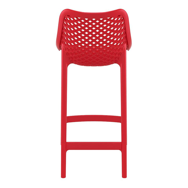 Bar Stools - Cleveland Outdoor Bar Stool Red 65cm