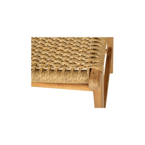 Bar Stools - Kai Wooden Bar Stool Sand (Close Weave) 65cm