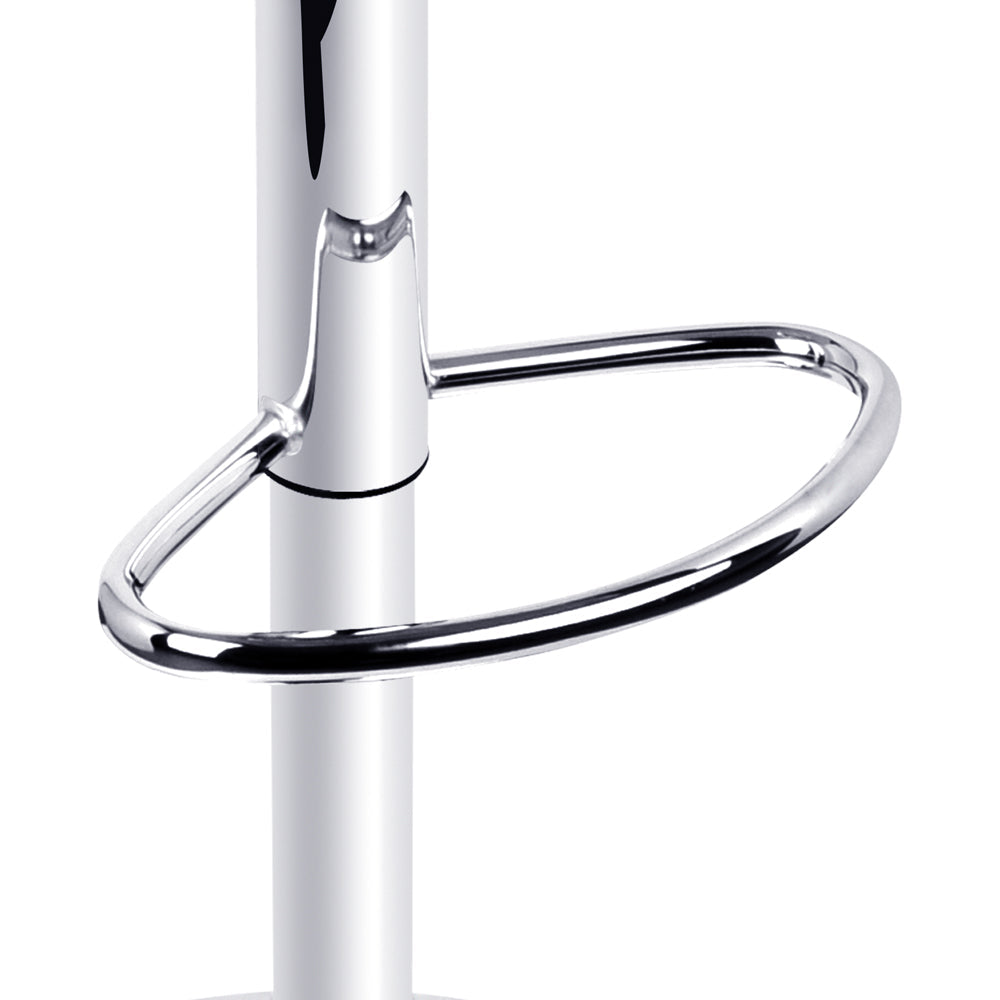 Bar Stools - Noel Leather Bar Stool Swivel (Set Of 2) White