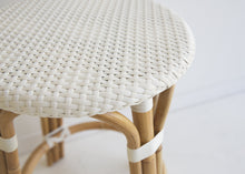 Load image into Gallery viewer, Bar Stools - Sorrento Rattan Bar Stool Backless White 66cm