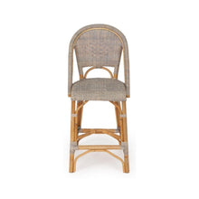 Load image into Gallery viewer, Bar Stools - Sorrento Rattan Bar Stool Washed Grey 67cm