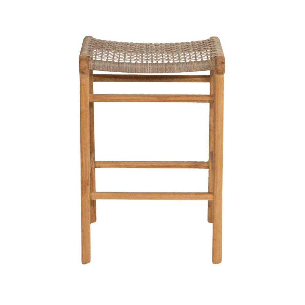 Rattan bar stools backless cheap