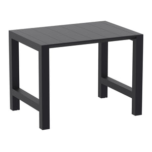 Outdoor Bar Table Sets - Chicago + Aero Outdoor Bar Set (5 Piece) Black