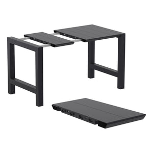 Outdoor Bar Table Sets - Chicago + Aero Outdoor Bar Set (5 Piece) Black