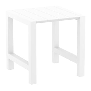 Outdoor Bar Table Sets - Chicago + Aero Outdoor Bar Set (5 Piece) White