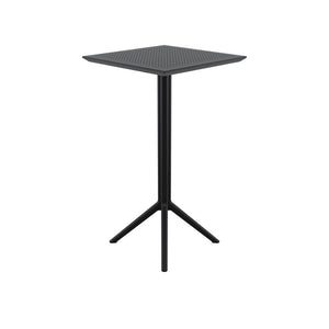 Bar Tables - Mika + Aero Outdoor Bar Set Black 3 Piece