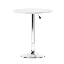 Load image into Gallery viewer, Bar Tables - Oden Adjustable Height Gas Lift Bar Table White