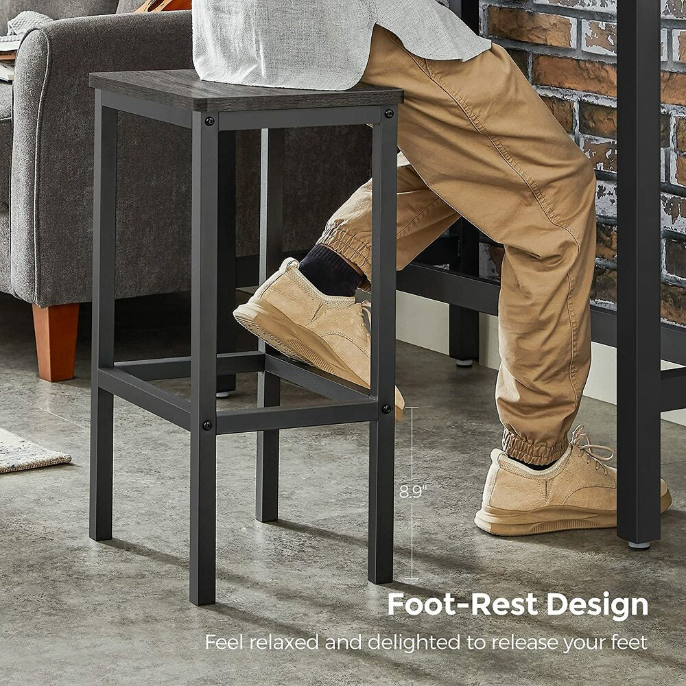 Bar Stools with Footrest Design: Comfort and Support