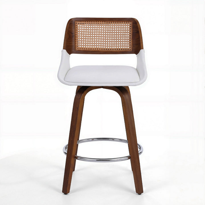 Artiss Wooden Bar Stools Swivel Kitchen Counter Stool Chair 60cm Seat Height