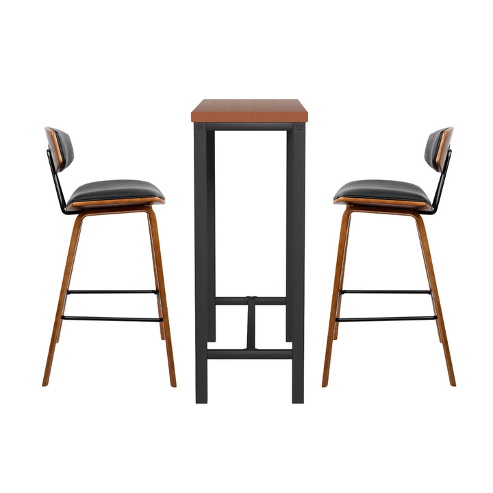 Artiss Bar Table and Stools Set Dining Desk Kitchen Chairs Cafe Pub