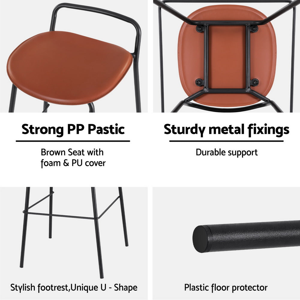 Artiss Bar Table and Stools Set Dining Desk Kitchen Chairs Cafe Pub