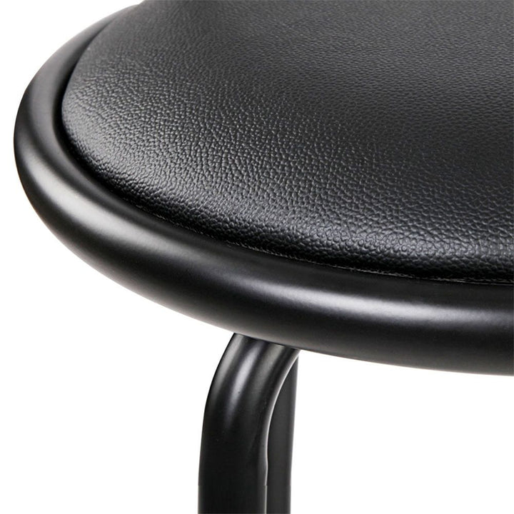 Scarlet Industrial Bar Stool (Set of 2) Black 75cm