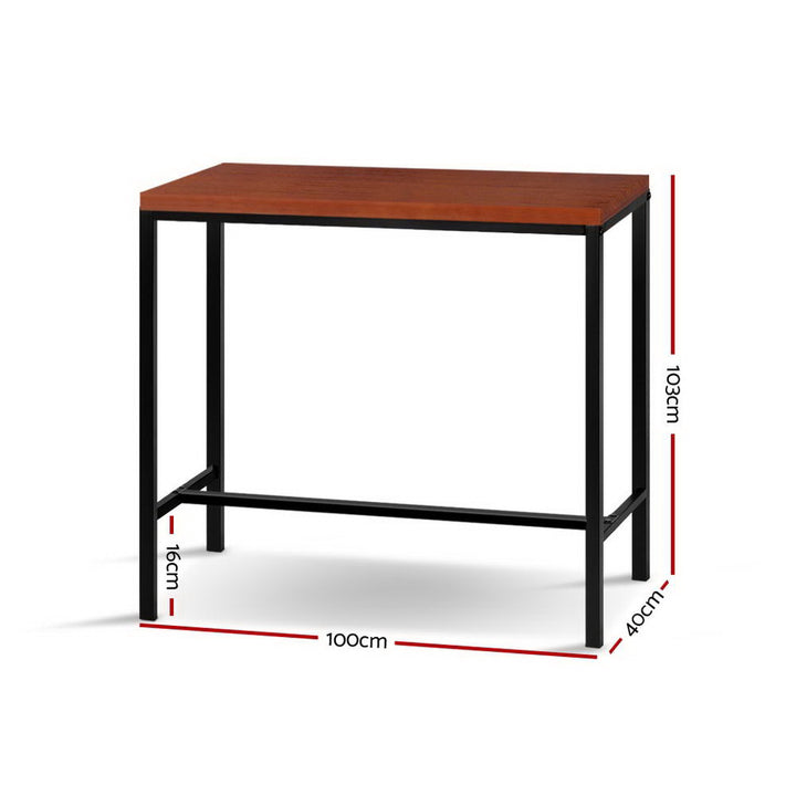 Ash Industrial Bar Table Wood
