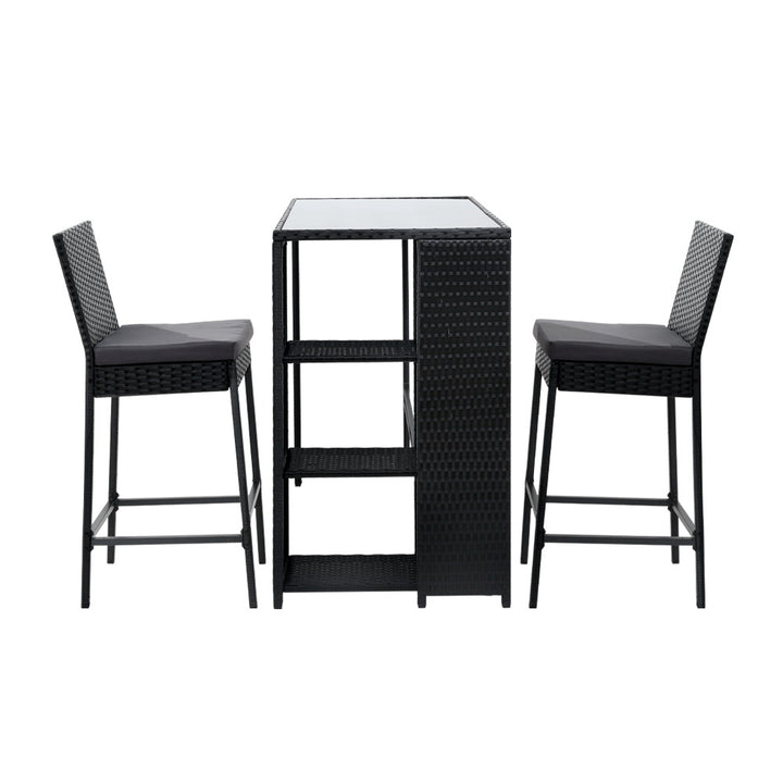 Elmer Outdoor Bar Table Set (3 Piece)
