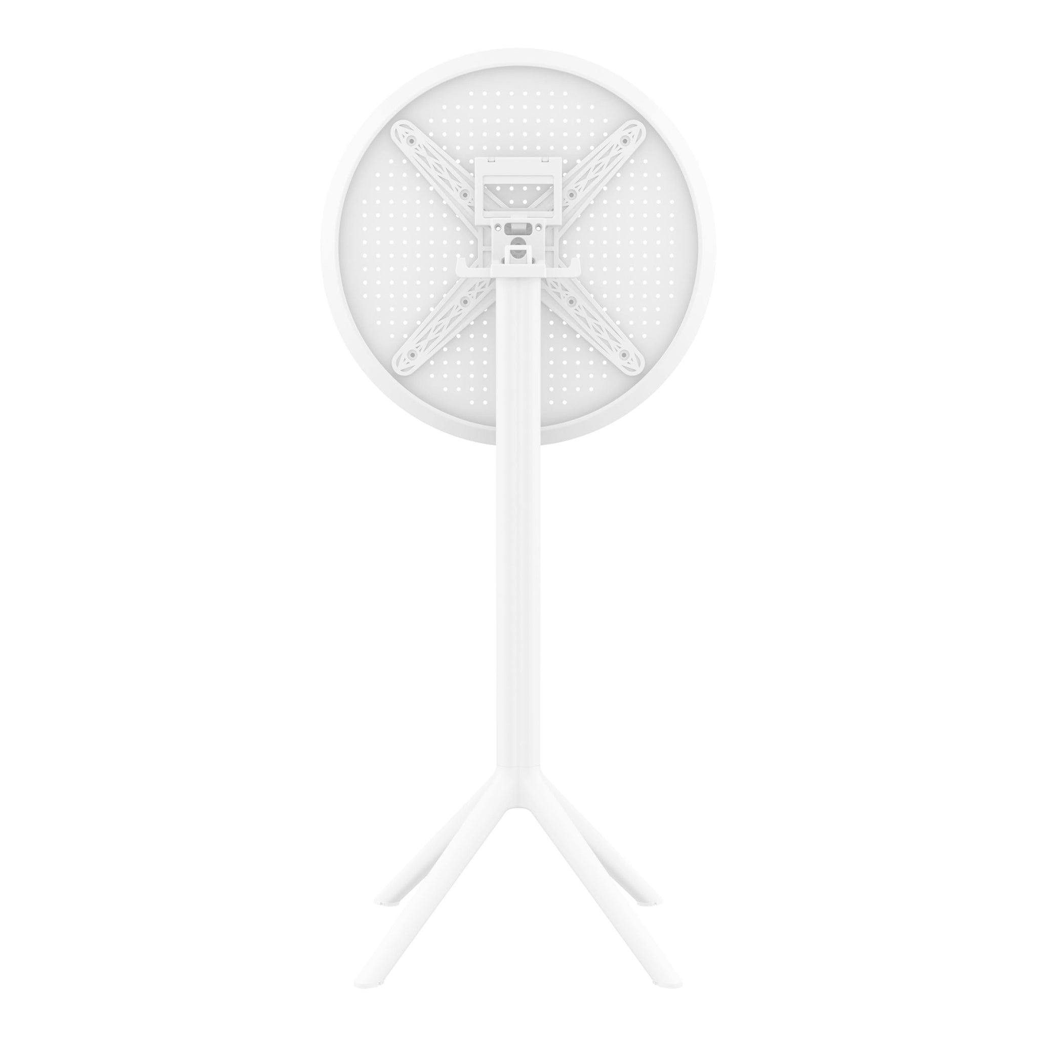 Buy Mika Outdoor Bar Table (Round Top) White Bar Stool Home