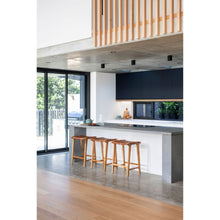 Load image into Gallery viewer, Bar Stools - Karina Leather Counter Stool Backless (Woven) Tan 65cm