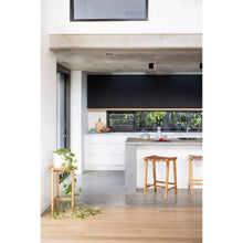 Load image into Gallery viewer, Bar Stools - Karina Leather Counter Stool Backless (Woven) Tan 65cm