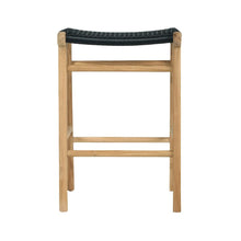 Load image into Gallery viewer, Bar Stools - Kai Wooden Counter Stool Backless Black 65cm