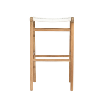 Load image into Gallery viewer, Bar Stools - Kai Wooden Bar Stool Backless White 75cm