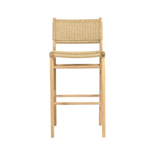Load image into Gallery viewer, Bar Stools - Kai Wooden Bar Stool (Close Weave) Sand 75cm