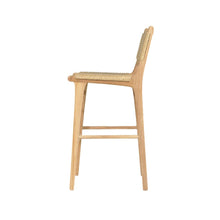Load image into Gallery viewer, Bar Stools - Kai Wooden Bar Stool (Close Weave) Sand 75cm
