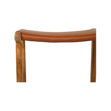 Load image into Gallery viewer, Bar Stools - Karina Leather Counter Stool Backless (Flat) Tan 65cm