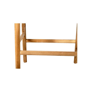 Bar Stools - Karina Leather Counter Stool Backless (Flat) White 65cm