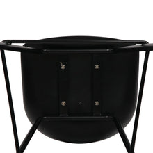 Load image into Gallery viewer, Bar Stools - Michael Set Of 2 Steel Kitchen Bar Stool Black 67cm