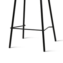 Load image into Gallery viewer, Bar Stools - Michael Set Of 2 Steel Kitchen Bar Stool Black 67cm