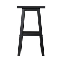 Load image into Gallery viewer, Baron Wooden Counter Stool Backless (Set of 4) Black 66cm
