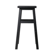 Load image into Gallery viewer, Baron Wooden Counter Stool Backless (Set of 4) Black 66cm