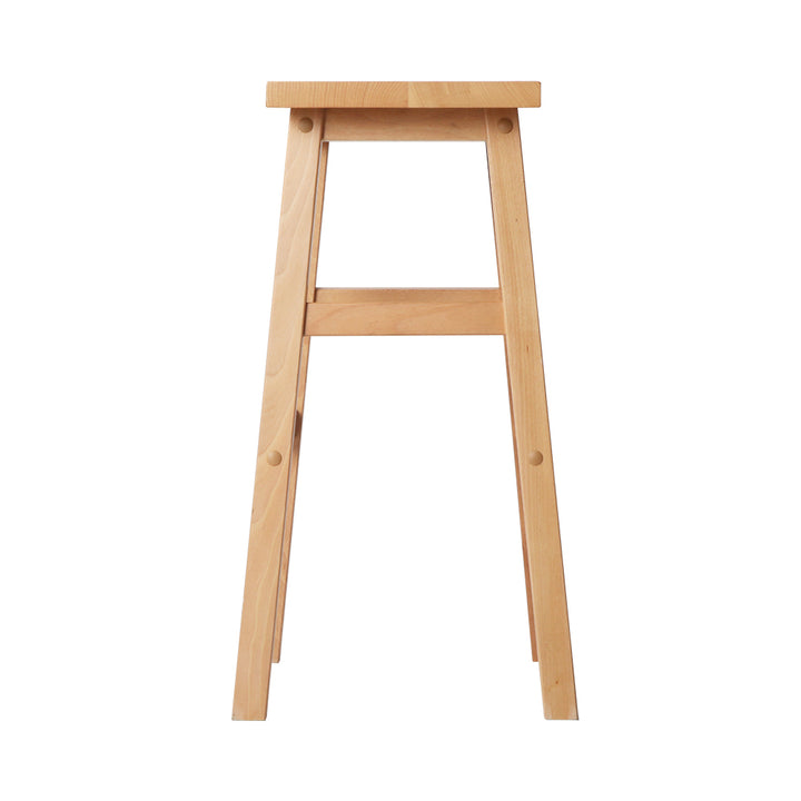 Baron Wooden Counter Stool Backless (Set of 2) Natural 66cm