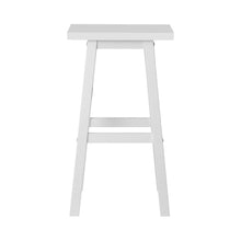 Load image into Gallery viewer, Baron Wooden Counter Stool Backless (Set of 2) White 66cm