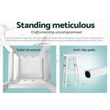 Load image into Gallery viewer, Baron Wooden Counter Stool Backless (Set of 2) White 66cm