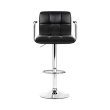 Load image into Gallery viewer, Bar Stools - Noa Leather Bar Stool Swivel (Set Of 4) Black