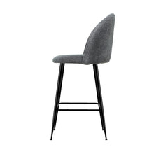 Load image into Gallery viewer, Bar Stools - Ashley Fabric Counter Stool (Set Of 2) Charcoal 66cm