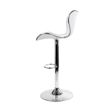 Load image into Gallery viewer, Ruby Leather Bar Stool Swivel (Set of 4) White