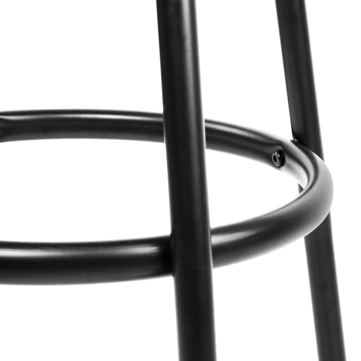 Scarlet Industrial Bar Stool (Set of 2) Black 75cm