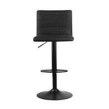Load image into Gallery viewer, Vanessa Fabric Bar Stool Swivel (Set of 2) Black