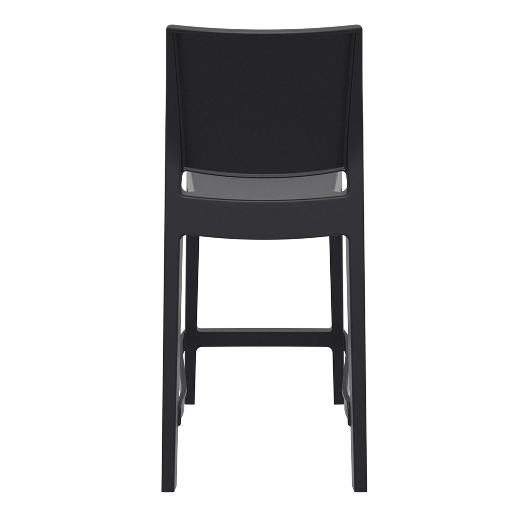 Outdoor Bar Stools - Canyon Outdoor Counter Stool Black 65cm